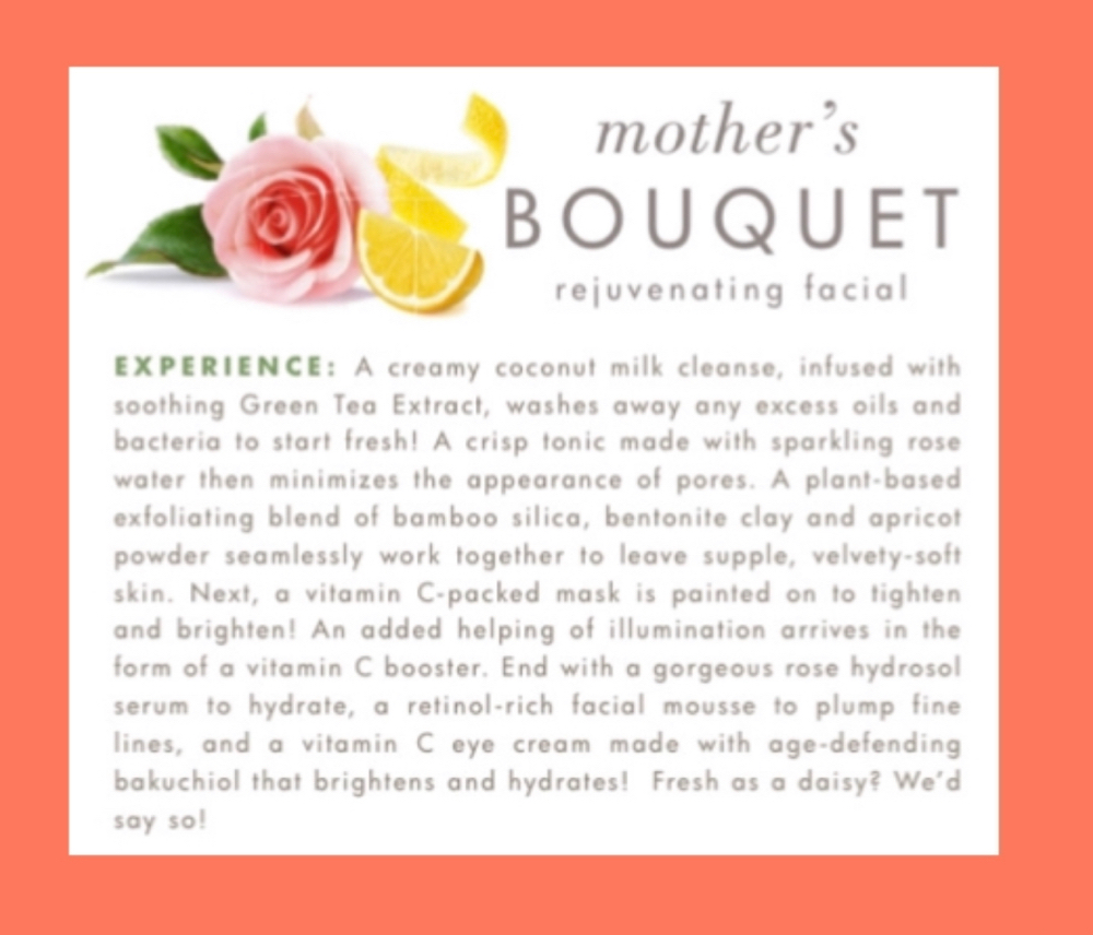 MOTHER’S DAY CERTIFICATE FACIAL