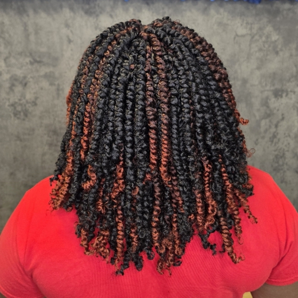 Crotchet Extensions Install at Curl Access Inc Salon in Snellville, GA