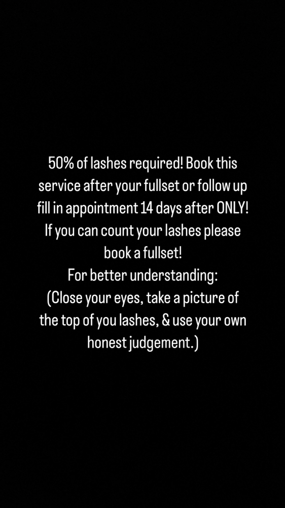 2 Week Fill In For Any Fullset!