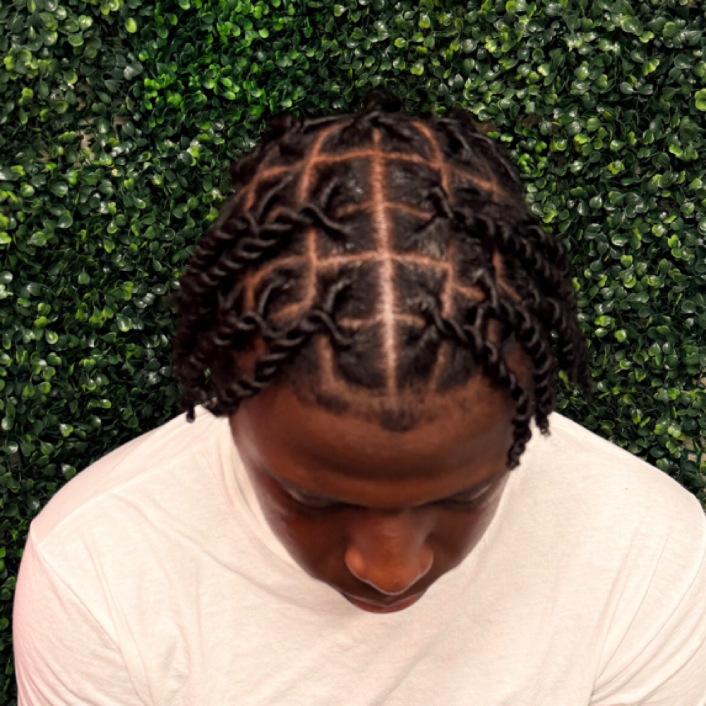 Two Strand Twists at Loc’d by Kiona in Houston, TX