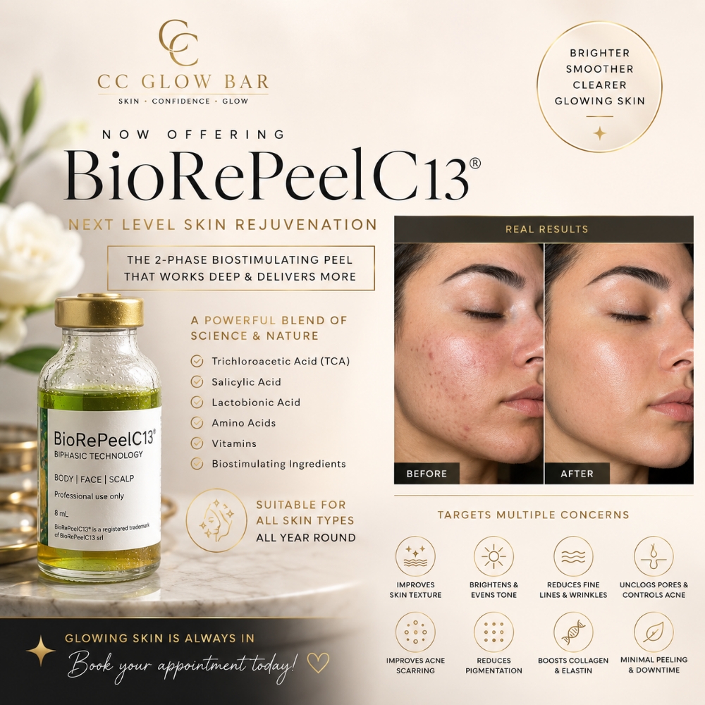 BioRePeelCl3 at CC Glow Bar in Pearland, TX