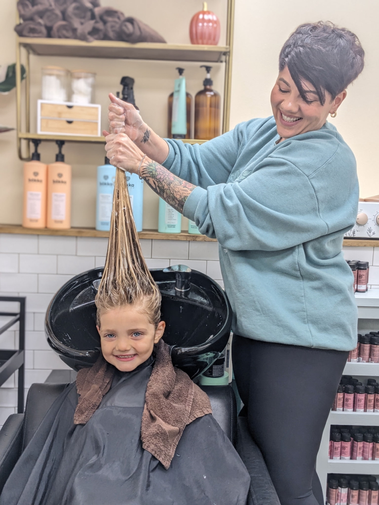 Childs Haircut at Ash to Grace Beauty in East Providence, RI