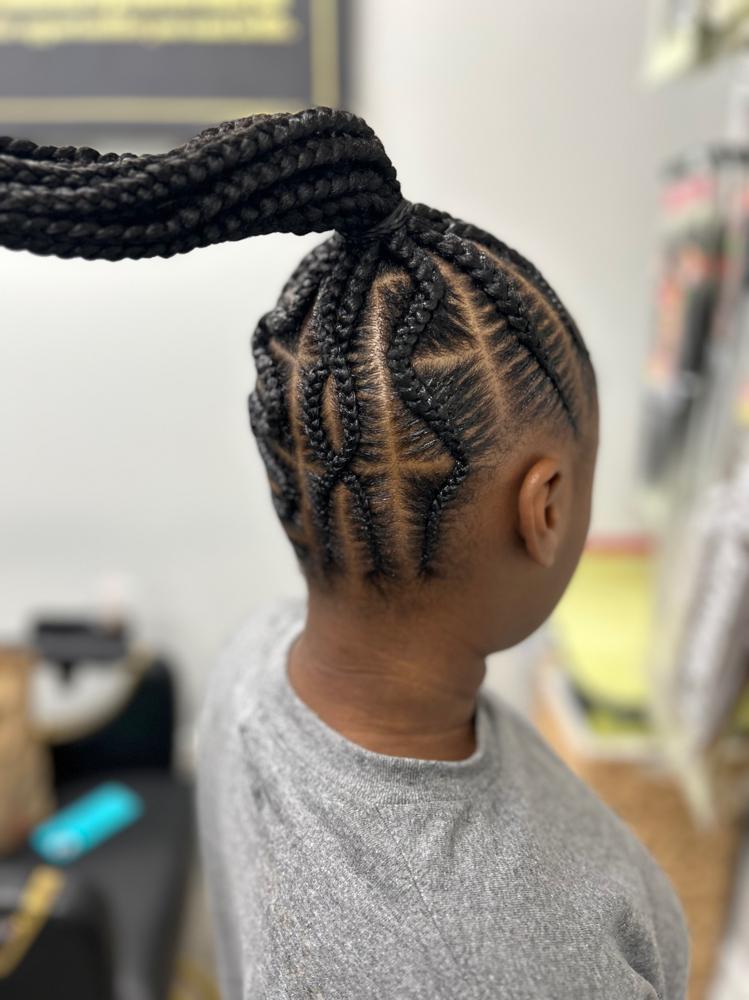 Stitch braid ponytail