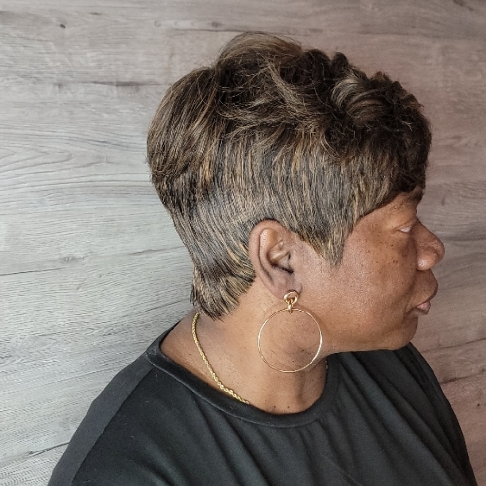 Quick Weave at Glow Up Hair And Brows in Temple, TX