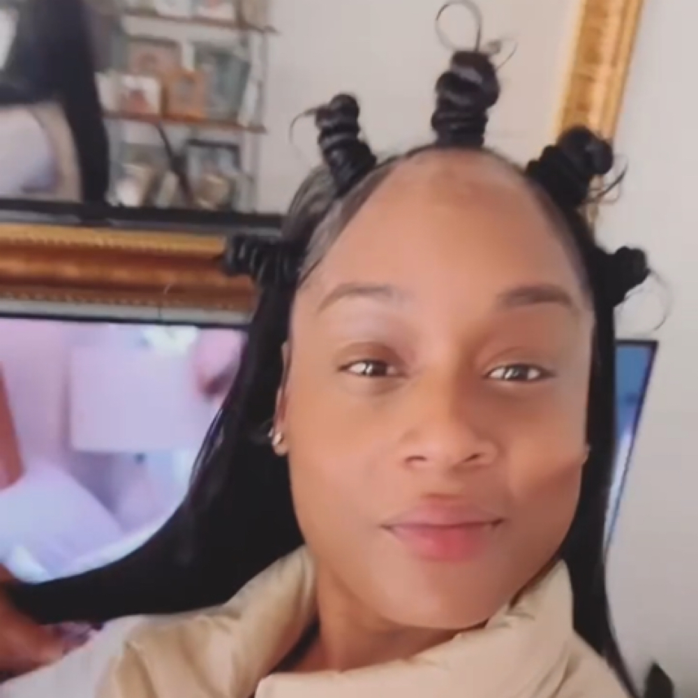 Half Bantu Knots Half Quick Weave at Polished Hair & Nail Studio in IL, IL