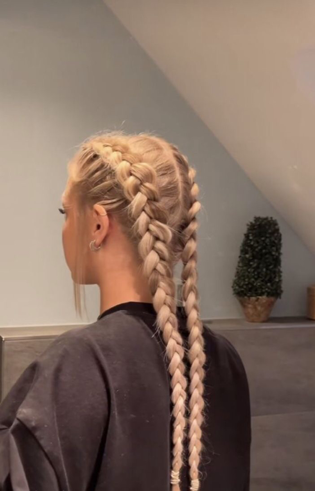 Two French Braids