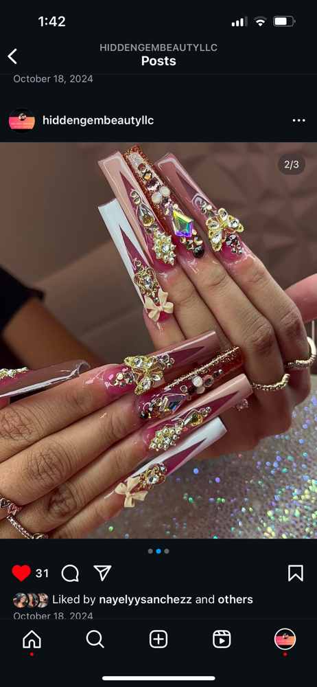 XXLong Nails at Melody  Arrieta in Pooler, GA