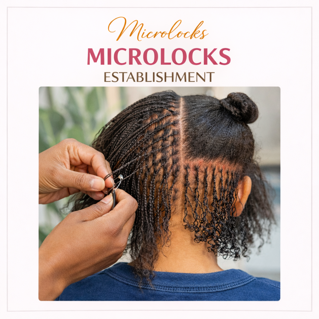 Children's Microlocks Establishment at Paradise Hair Promotions in Bedford Heights, OH
