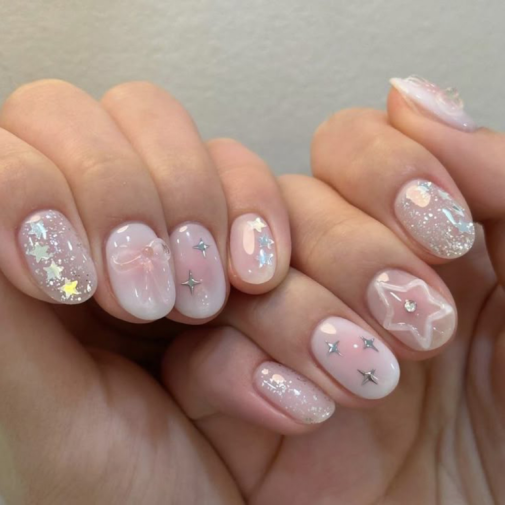 Rhinestone/Charm Add-On Per Nail at Bayou Glow, LLC in Larose, LA