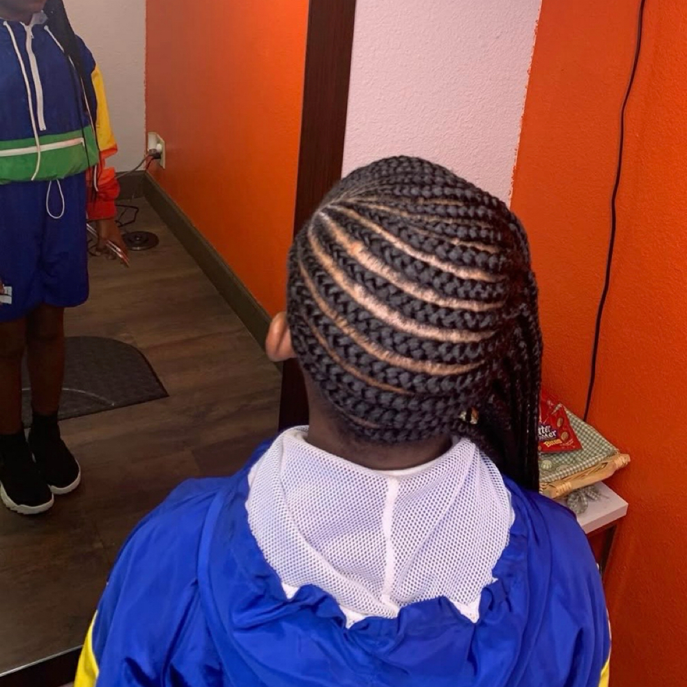 Kids Lemonade Braids at Glam Braids in Marietta, GA