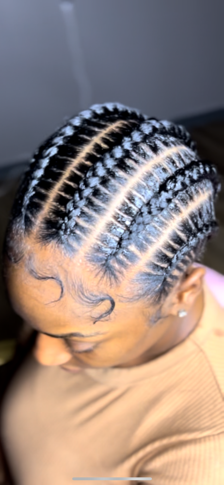 Natural Stitch braids (NO WEAVE ) at JackieofAllStrandz in Chattanooga, TN