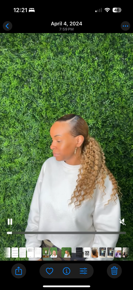 Invisible Ponytail