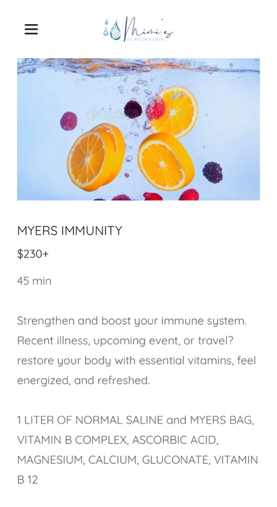 MYERS IMMUNITY