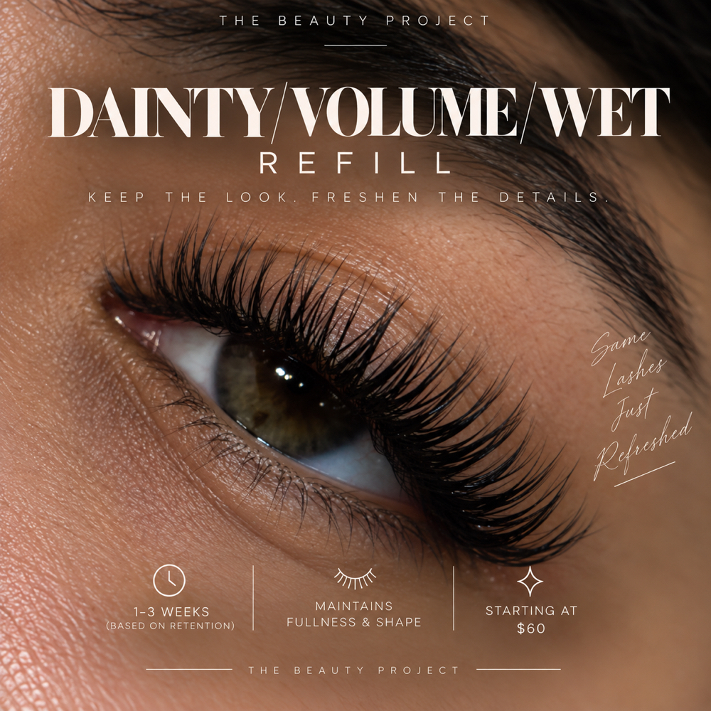 dainty/Volume/ Wet ReFill at The beauty project LLC in San Antonio, Texas, TX