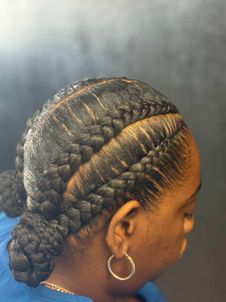 4 Stitch-In Braids at HBL STUDIO in Vero Beach, FL