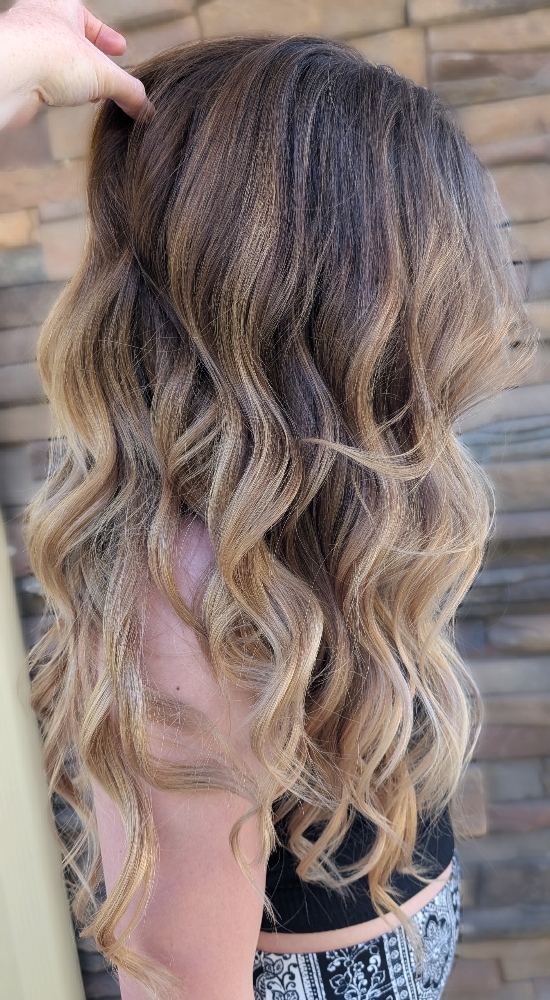 Hand Painted Balayage at The Eagles Nest Salon & Spa in Eagle Point, OR