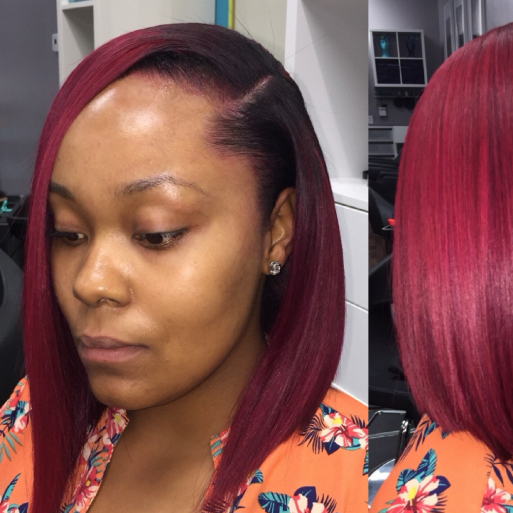 Eanaj Luxe Trad QWeave at Eanaj Hair Studio in Houston, TX
