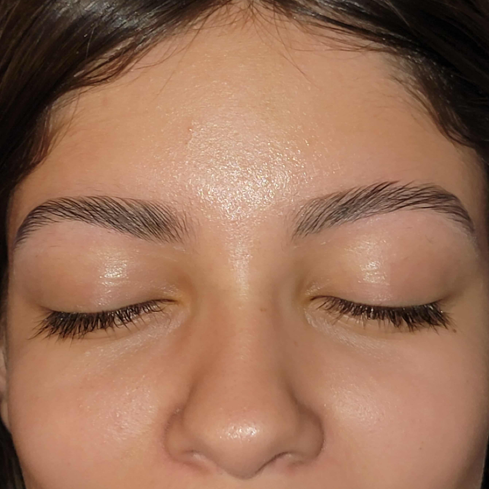 Eyebrow lamination at Shades of Joy Esthetics in Lodi, CA
