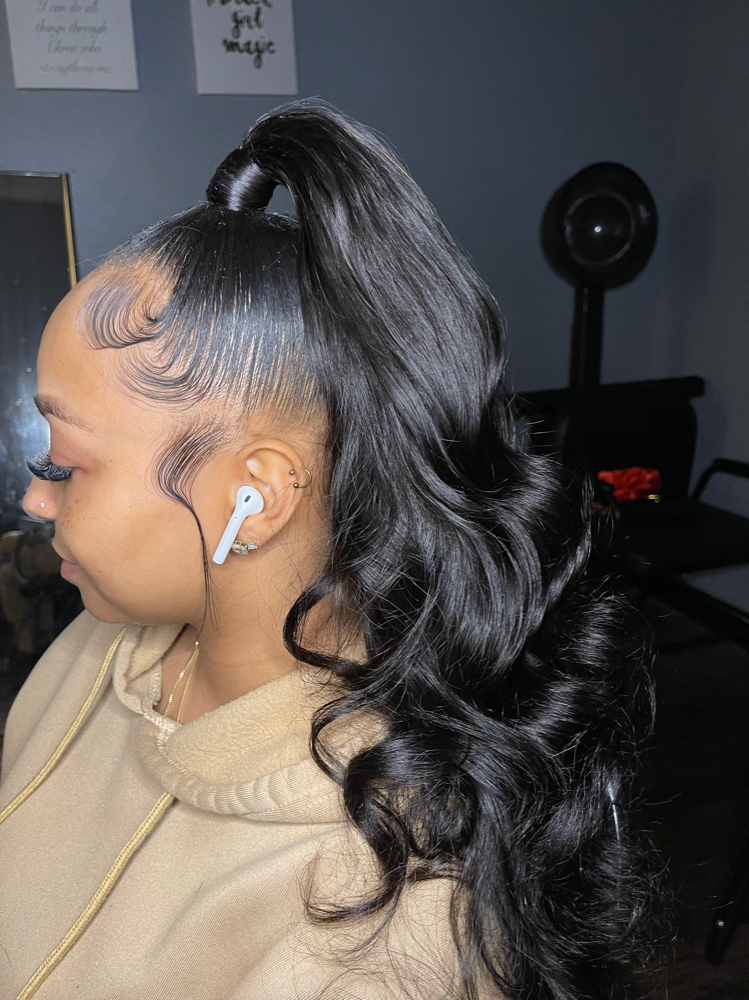 Half Up/ Half Down
