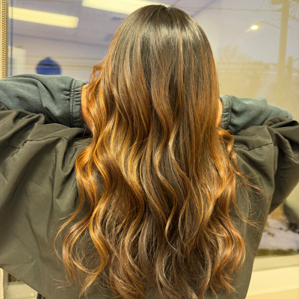 Full Balayage and Gloss at Hair By Benjamin Modeen in Watertown, CT