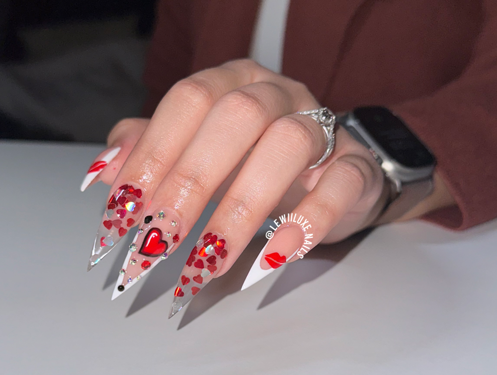 𝑺𝒕𝒊𝒍𝒆𝒕𝒕𝒐 𝑺𝒆𝒕 ᴹᴱᴰ/ᴸᴼᴺᴳ at Lewii Luxe Nails Cartel in Princeton, TX