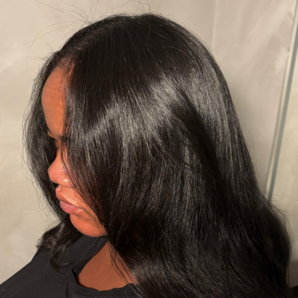Healthy Silk Press ✨ at Nyce N Chic in Westlake, OH
