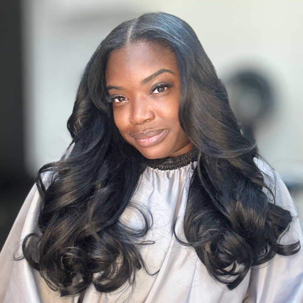 Tape in New Client Special at Valentino Virgin Hair Salon Bar in Houston, TX