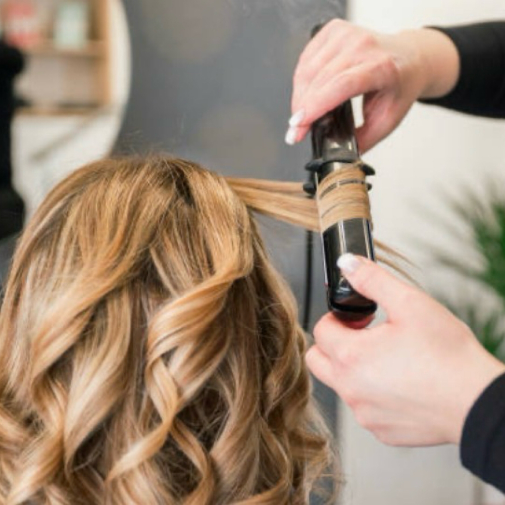 Flat Iron/Curl (add on) at Studio Of Alchemy X Jenah in Pikesville, MD