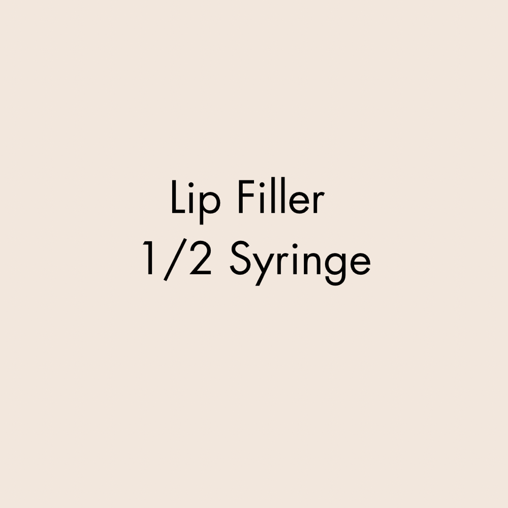 Lip Filler (1/2 Syringe)