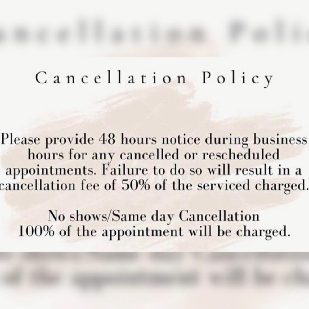Cancellation Fee at Kylie's Hair & All Things Care in Battle Creek, MI