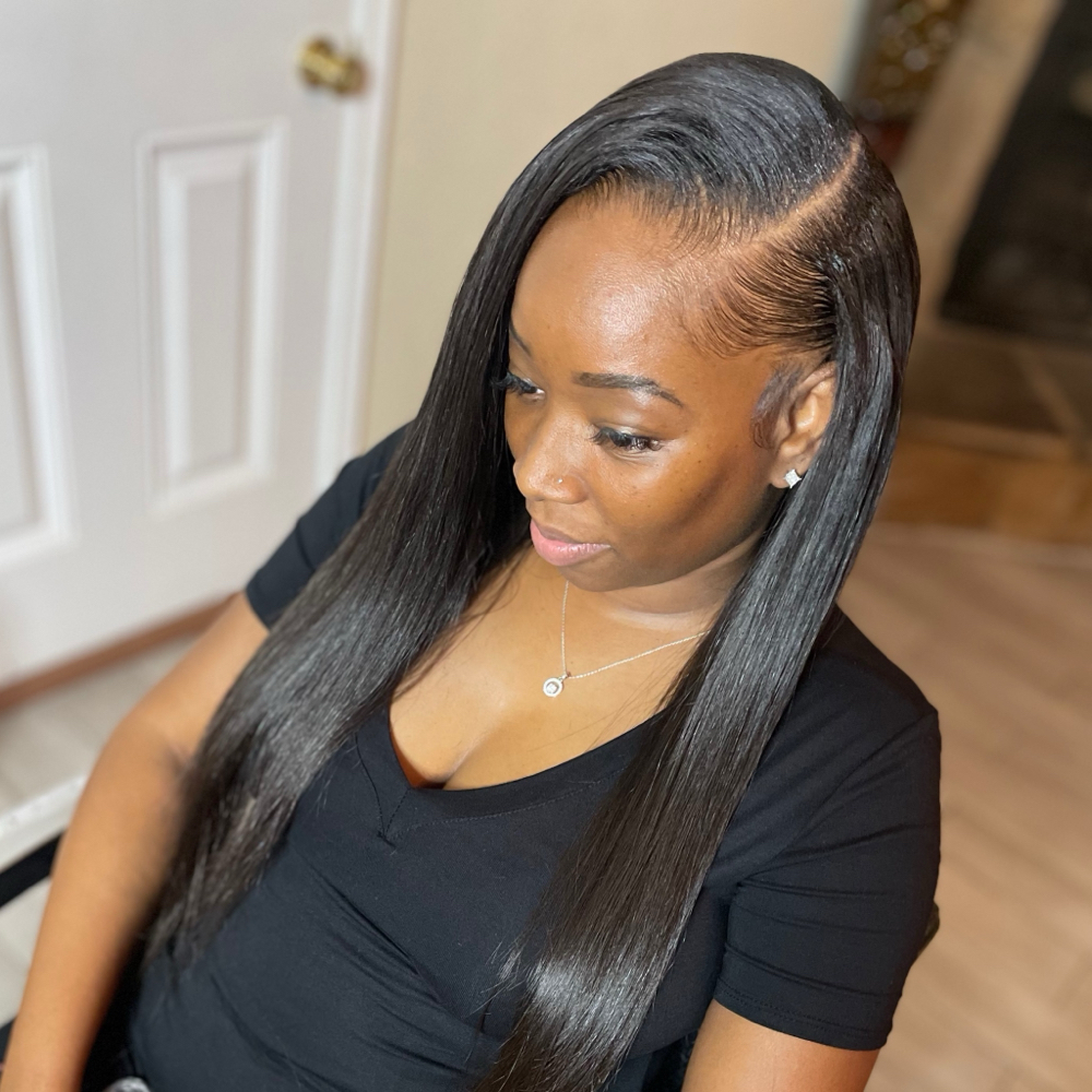 Quick Weave With Leave Out & Style