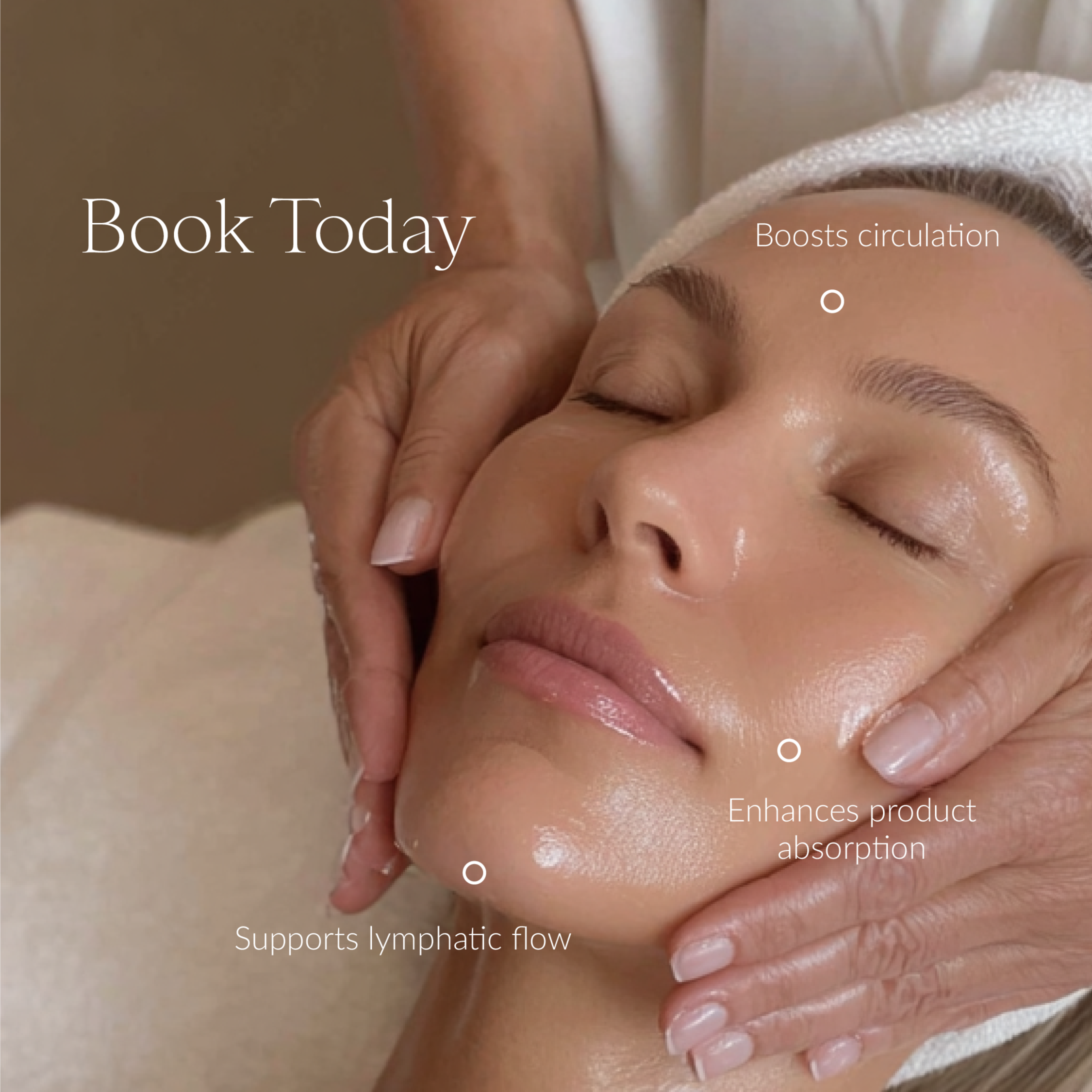 Facial Manual Lymphatic Drainage at The Ceremony Room Organic Facial & Make-up Studio in Saint Augustine, FL