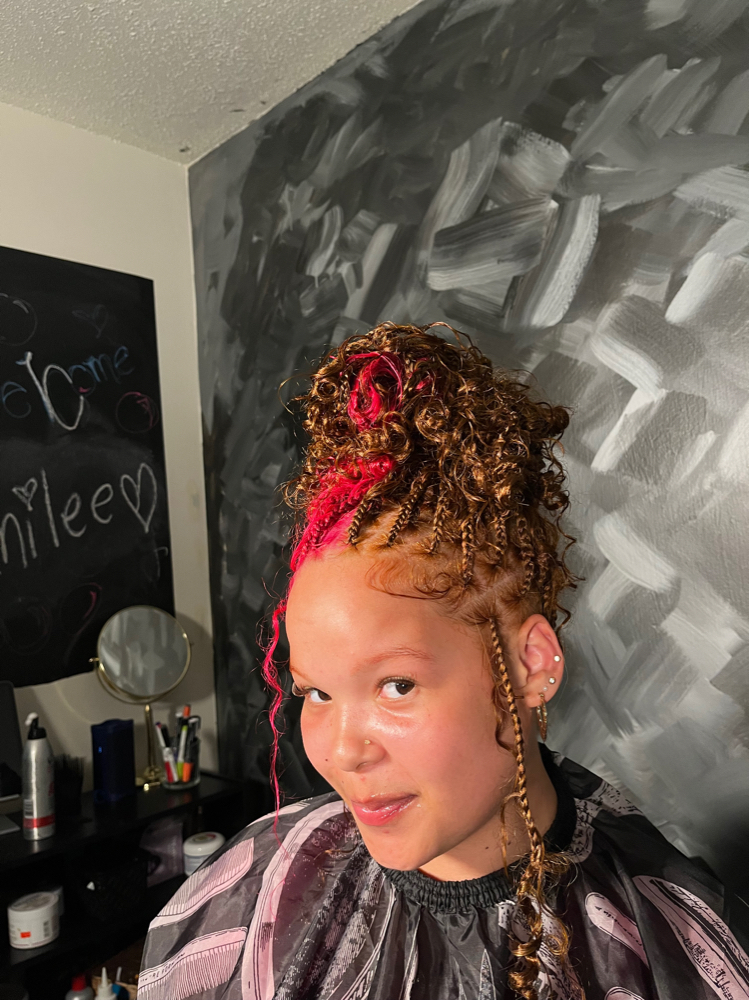 Smedium Knotless Bob