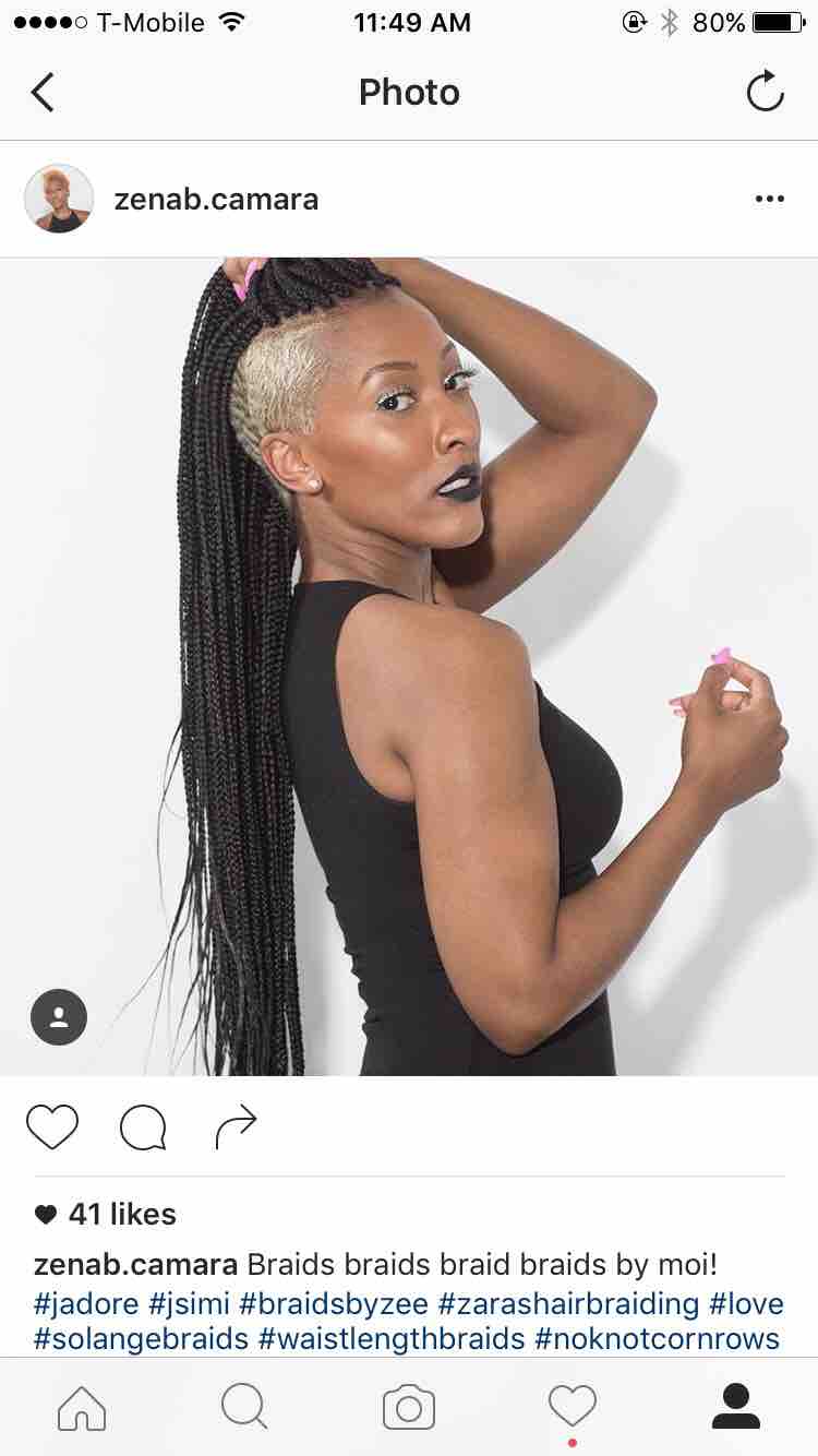 Box Braids Lower Back