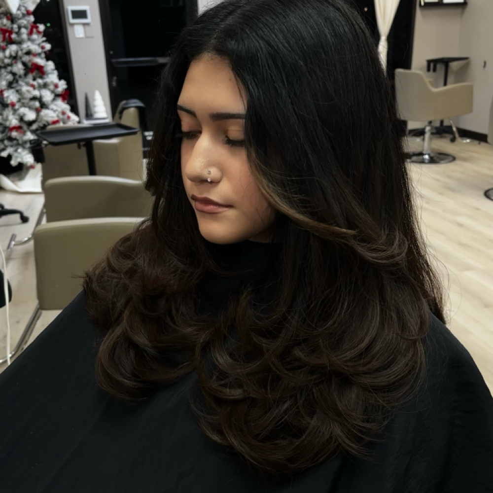 HAIRCUT + GLOSS TREATMENT at polished & pampered in arlington, TX