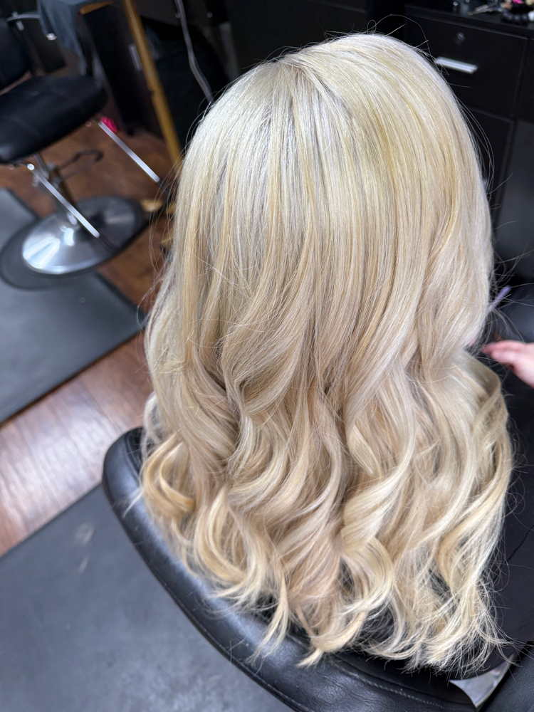 Hair glossing treatment at Pinki's Shear Beauty in Trenton, TN