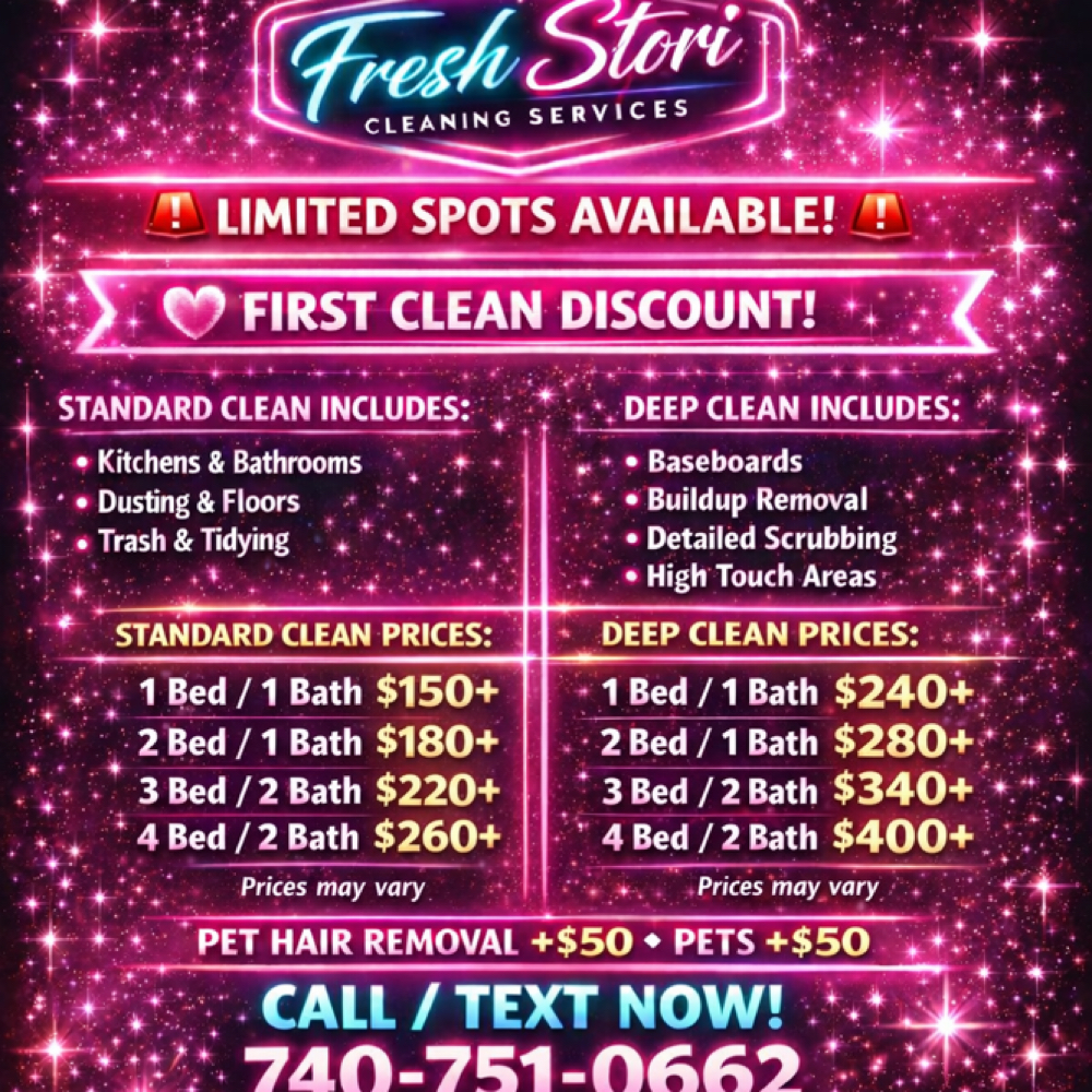 General Cleaning at Fresh Stori Cleaning LLC