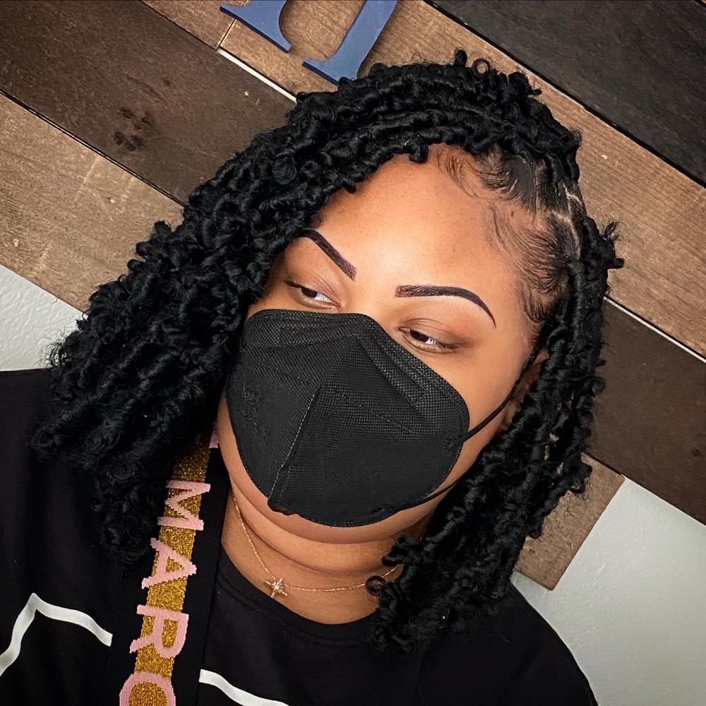 Short Bob Butterfly🦋Locs