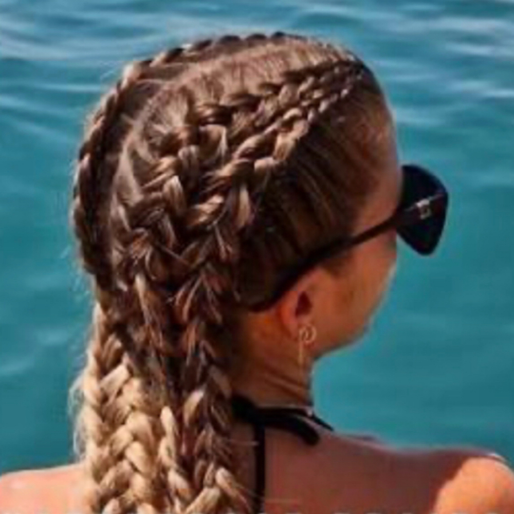 Ethans Beachy Braids 3-4 Braids at Beauty Boss Salon by Dani                                631-445-8258 in Sarasota, FL