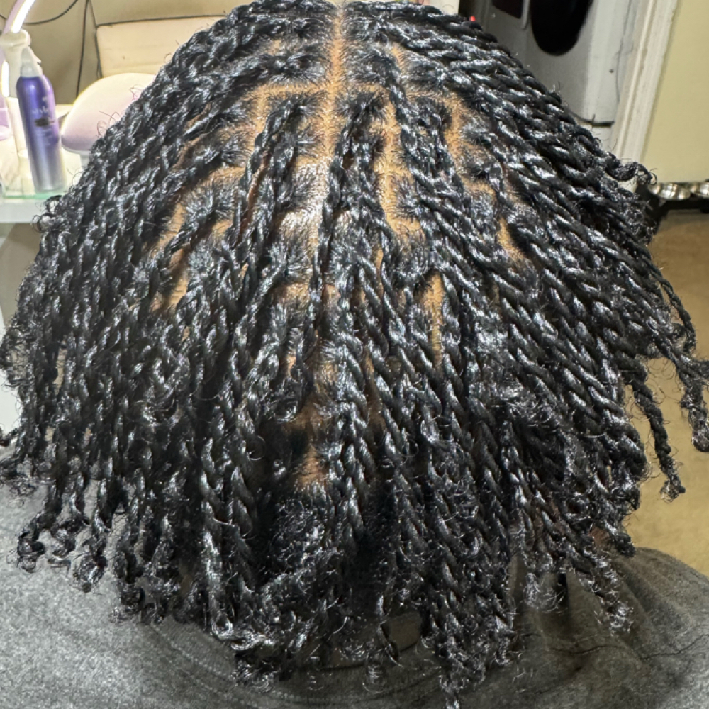 Two Strand Twists at TuShai Hopkins in Saint Ann, MO
