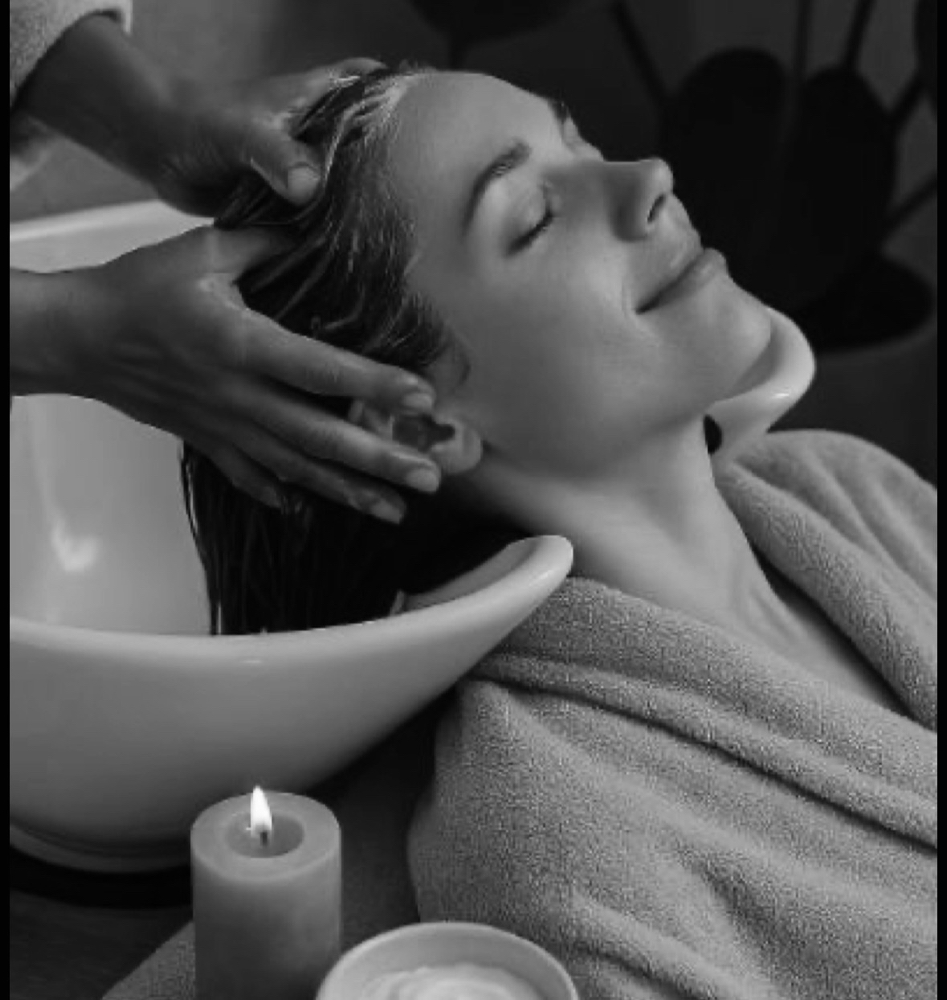 Scalp Massage/ Blowout/Style at Hair by Cheyenne in Hamilton, GA