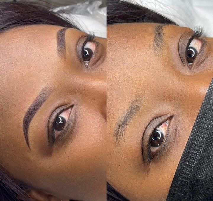 Ombre Brows at Bloom Brow Studio in Raleigh, NC