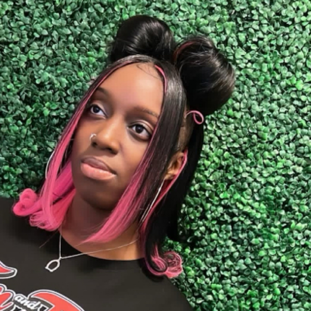 HALF UP QW (BUN STYLE) at Timeless Vision in Arlington, TX
