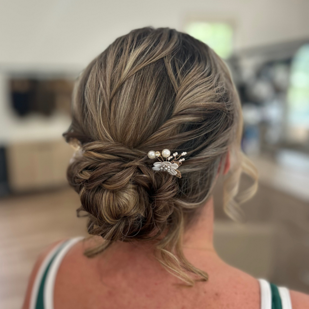 Event/ Formal Updo at The Salty Blonde Hair Salon in Beaufort, SC