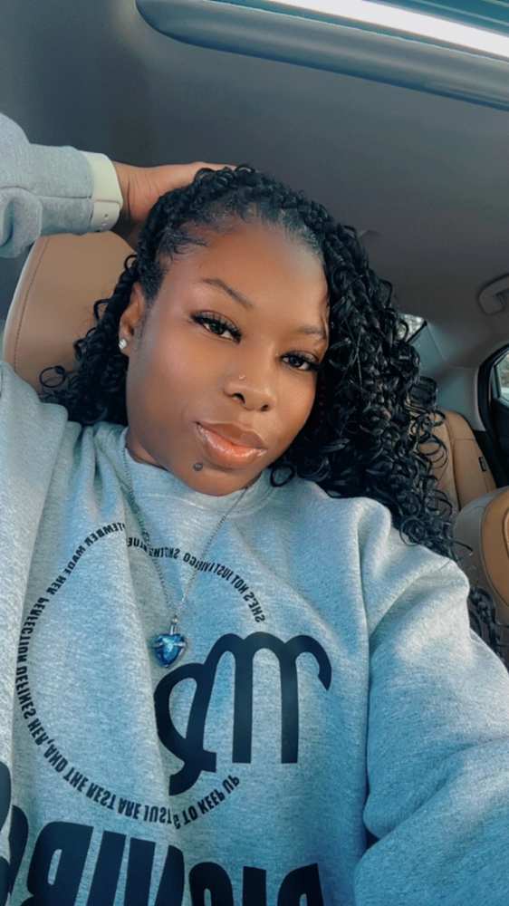 Boho Knotless Over Loc at Nx2None Locs & More in Stone Mountain, GA