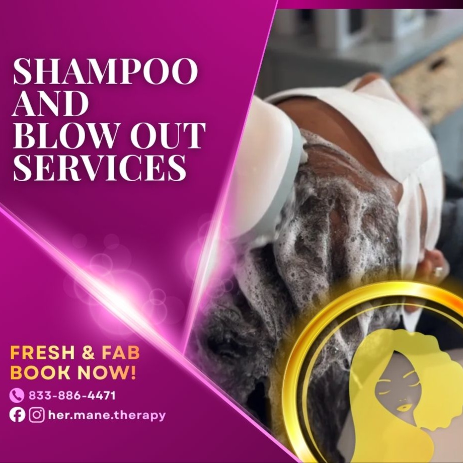 Shampoo & Blow Out Services
