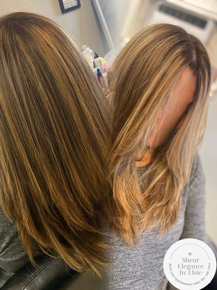 Retouch Full Highlights at Lc Beauty Vault in Sinton, TX