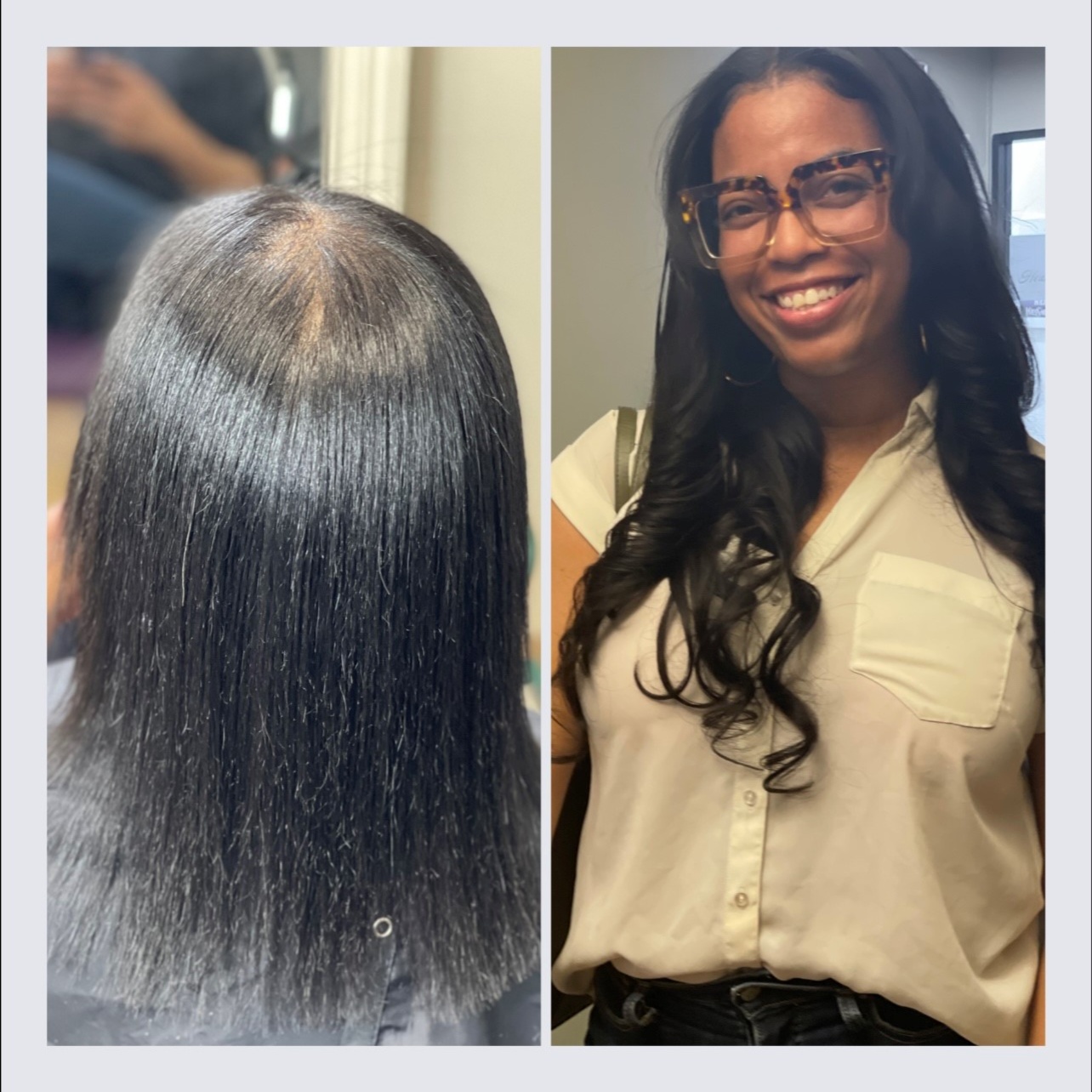Full Tape Install at Picturesque Hair in Pittsburgh, PA