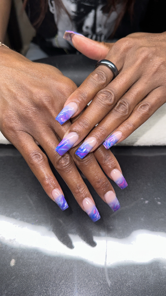 Color/glitter Ombre’