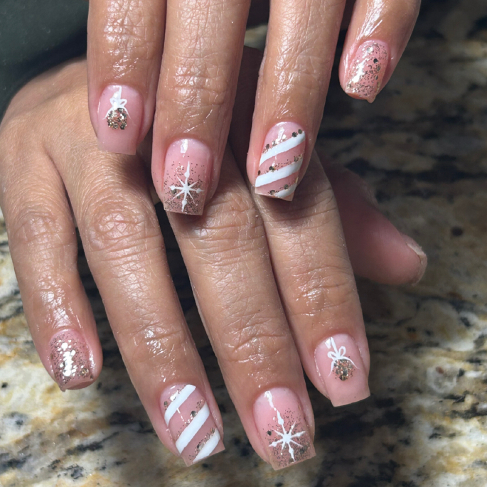 Acrylic overlay at Nailzz By Juliet in Tucson, AZ